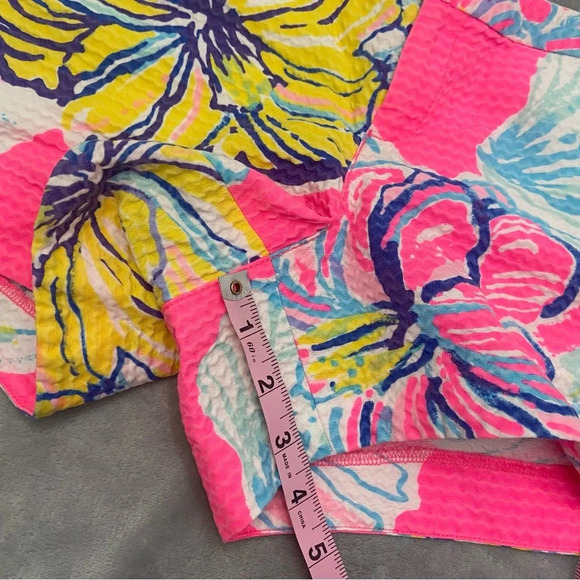Lilly Pulitzer Adie Swept By the Tides Floral Print Short/Multicolor 21697 - Picture 8 of 10